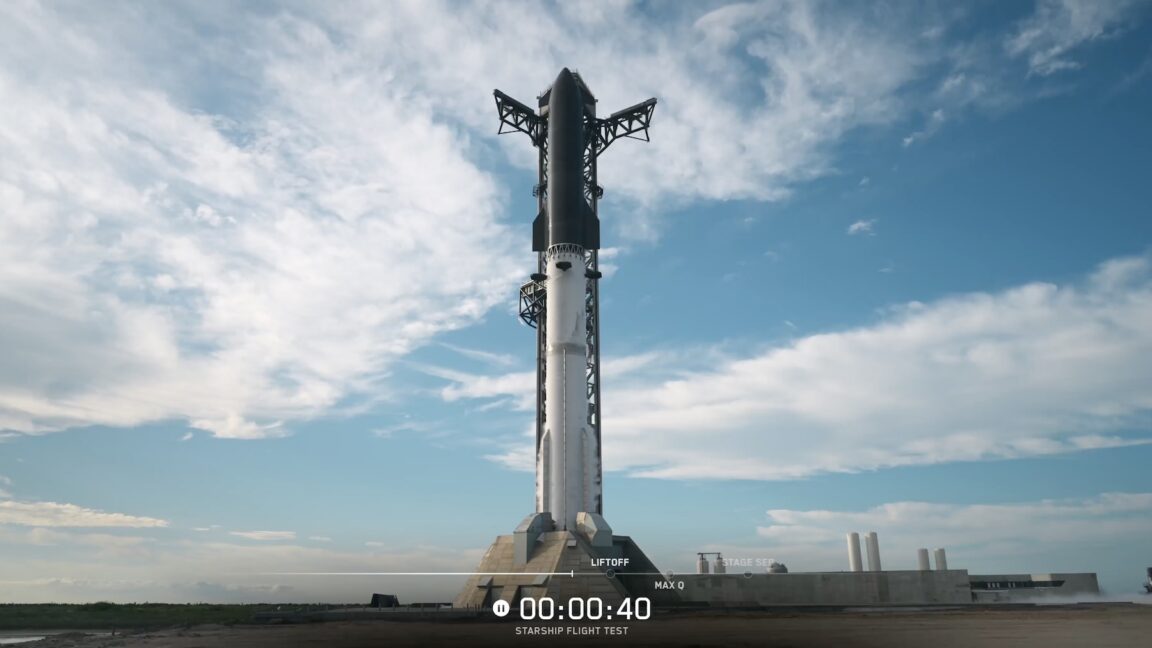 Ground system issue scrubs first launch of SpaceX’s Starship V3 rocket